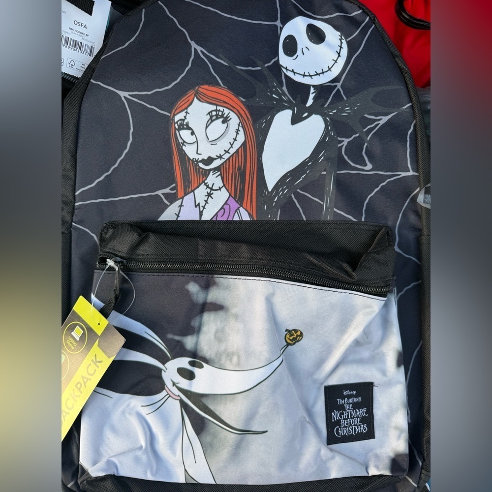 Nightmare Before Christmas Backpack Set with optional hooded zero hood